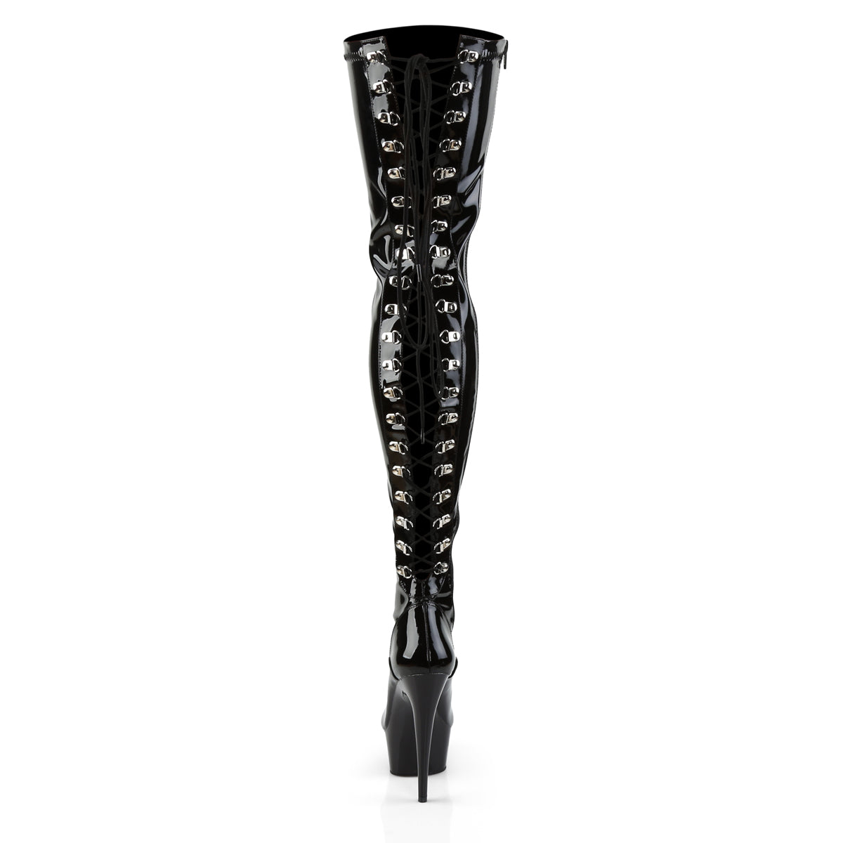 Pleaser Bottes pour femmes DELIGHT-3063 blk str pat / blk