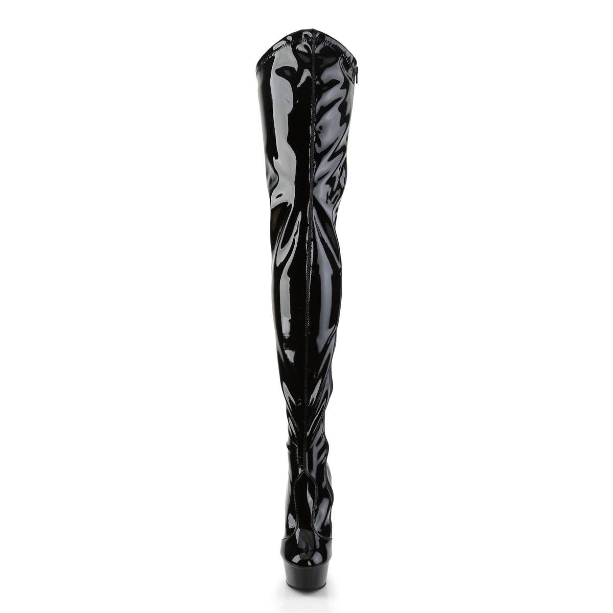Pleaser Bottes pour femmes DELIGHT-4000 blk str pat / blk