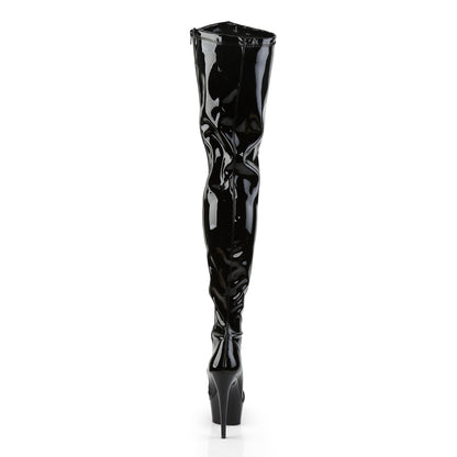 Pleaser Bottes pour femmes DELIGHT-4000 blk str pat / blk
