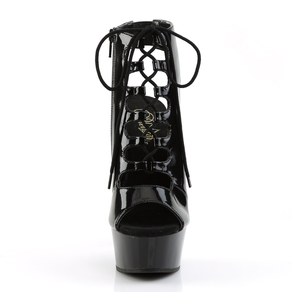 Pleaser Bottines pour femmes DELIGHT-600-20 blk / blk