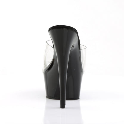 Pleaser Sandales pour femmes DELIGHT-601 CLR / BLK