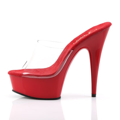 Pleaser Sandales pour femmes DELIGHT-601 CLR / ROUGE