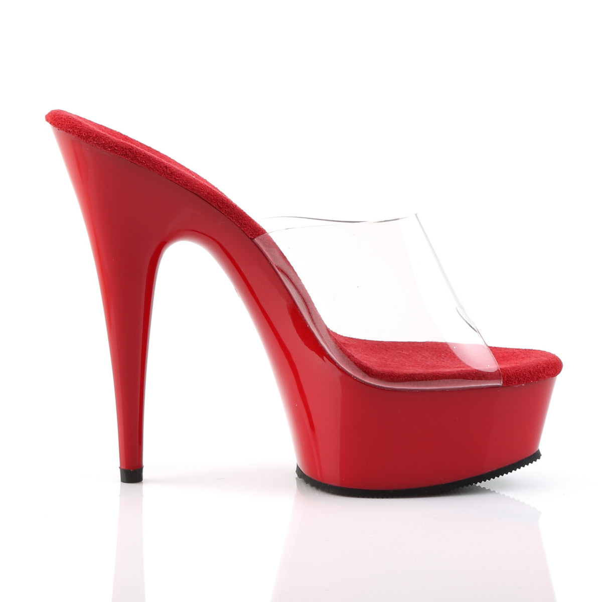 Pleaser Sandales pour femmes DELIGHT-601 CLR / ROUGE