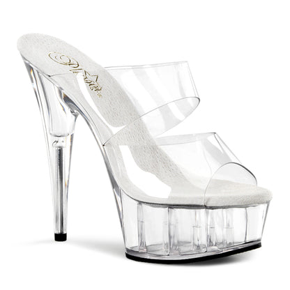 Pleaser Sandales pour femmes DELIGHT-602 CLR / CLR