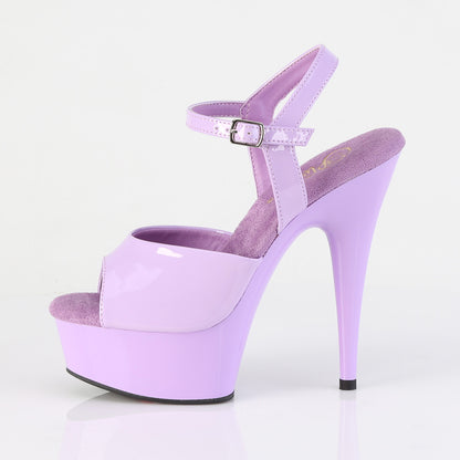 Pleaser Women's Platform Shoes DELIGHT-609 Lavender Pat/Lavender