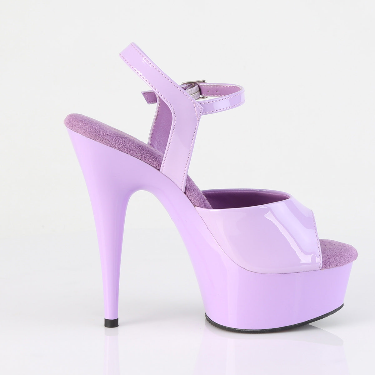 Pleaser Women's Platform Shoes DELIGHT-609 Lavender Pat/Lavender