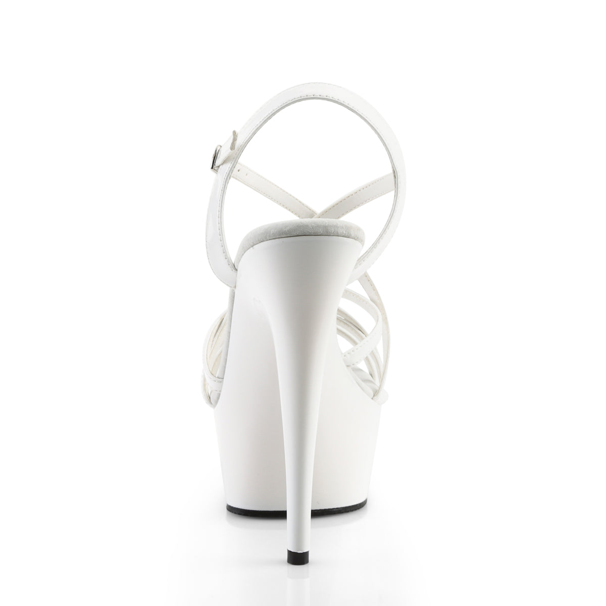 Pleaser Sandales pour femmes DELIGHT-613 wht pat / wt