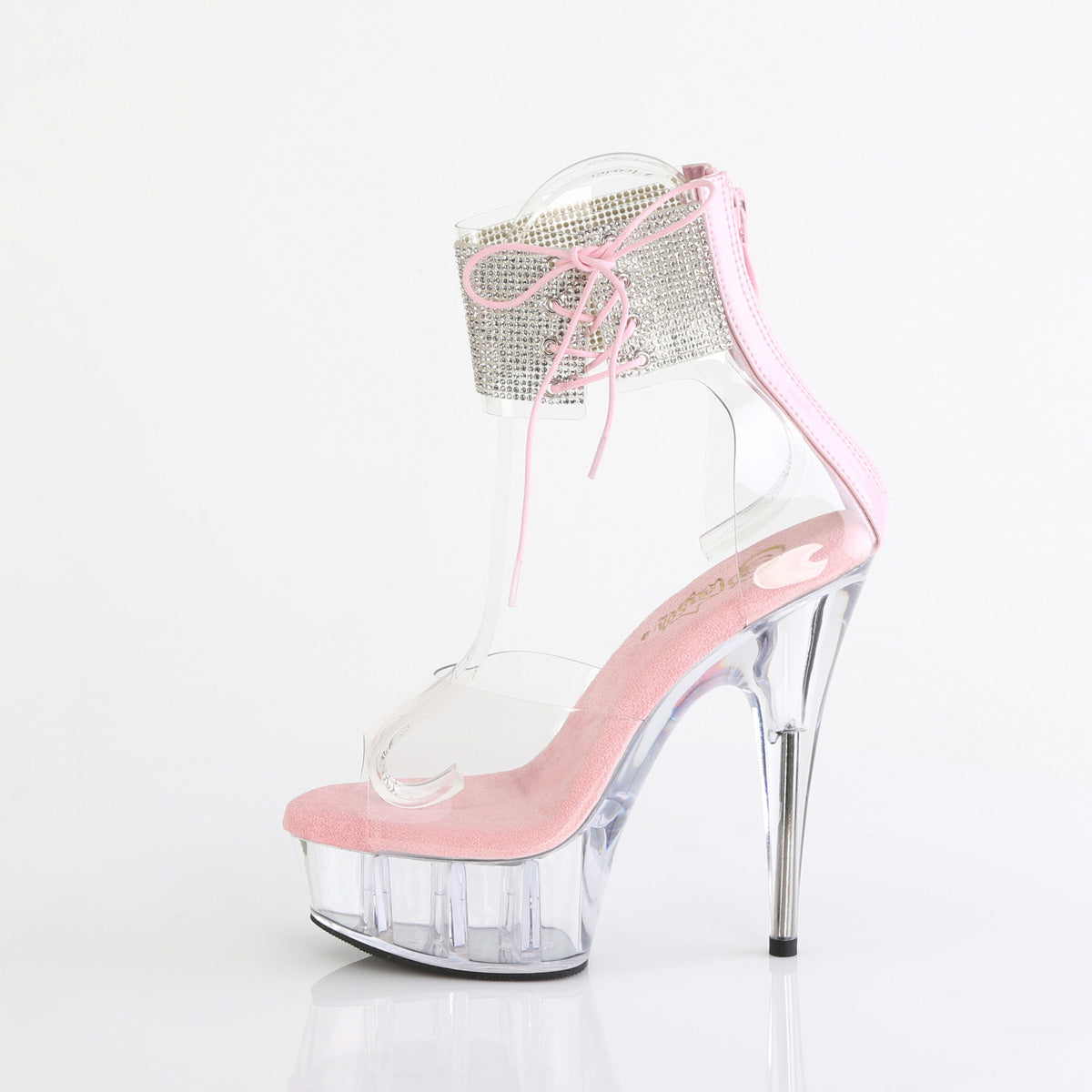 Pleaser   DELIGHT-624RS CLR-B. Rose / CLR