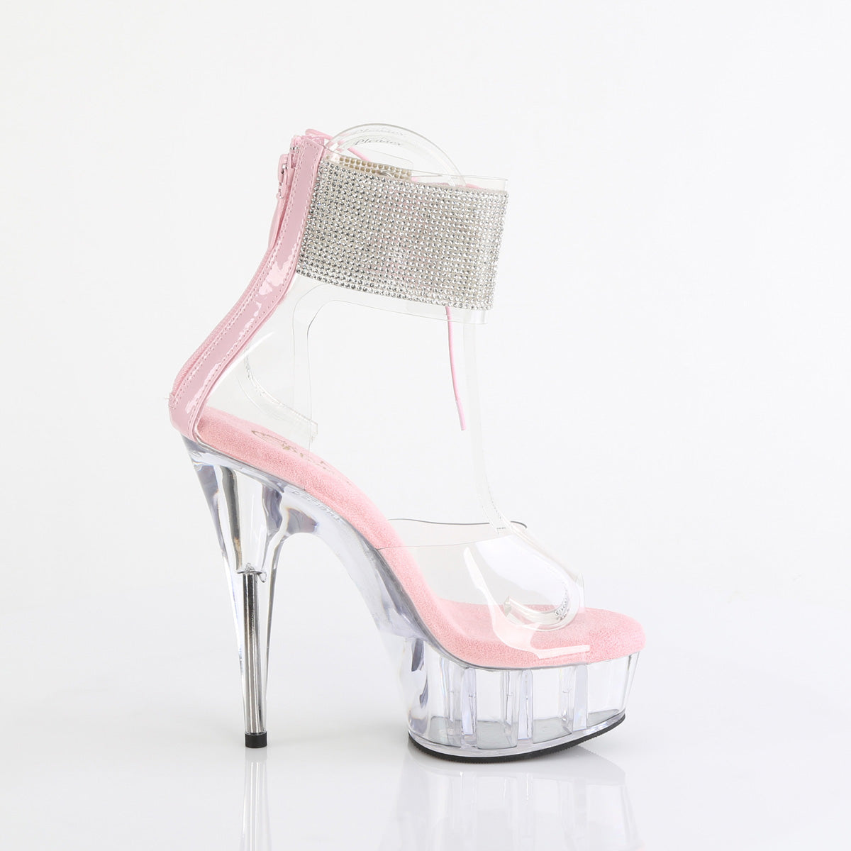 Pleaser   DELIGHT-624RS CLR-B. Rose / CLR