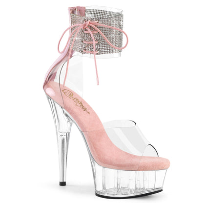 Pleaser   DELIGHT-624RS CLR-B. Rose / CLR