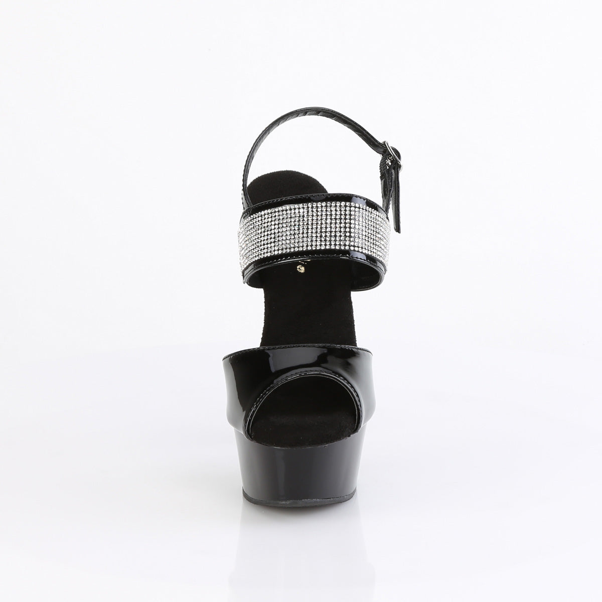 Pleaser   DELIGHT-639 BLK PAT / BLK
