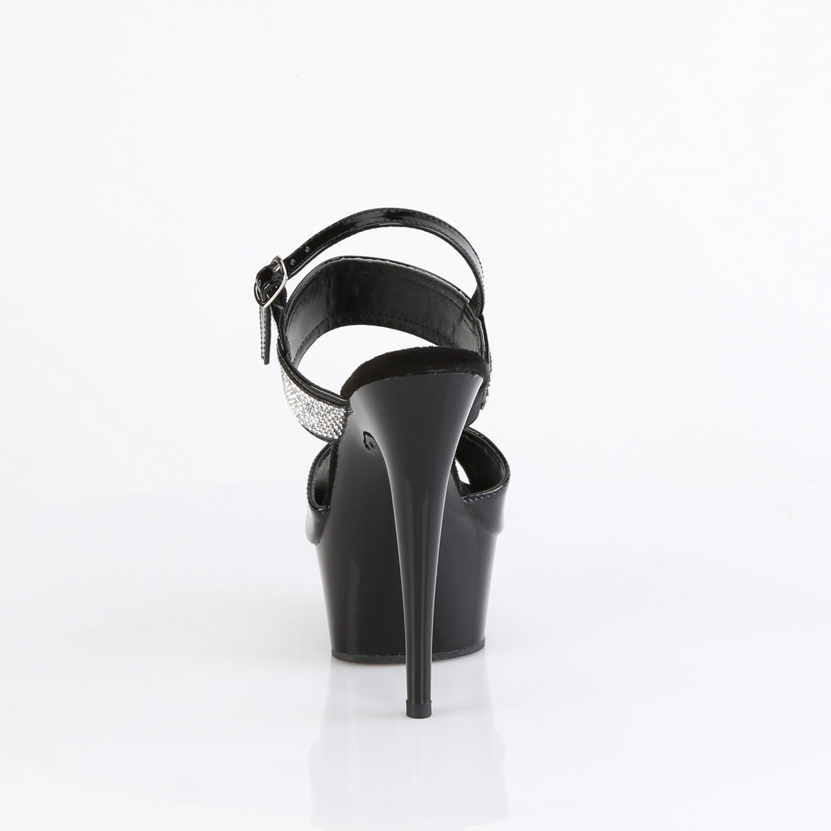Pleaser   DELIGHT-639 BLK PAT / BLK