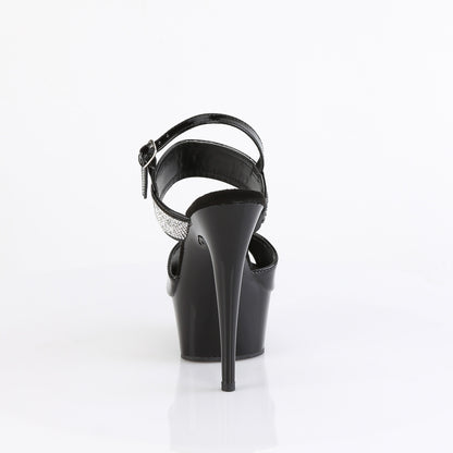 Pleaser   DELIGHT-639 BLK PAT / BLK