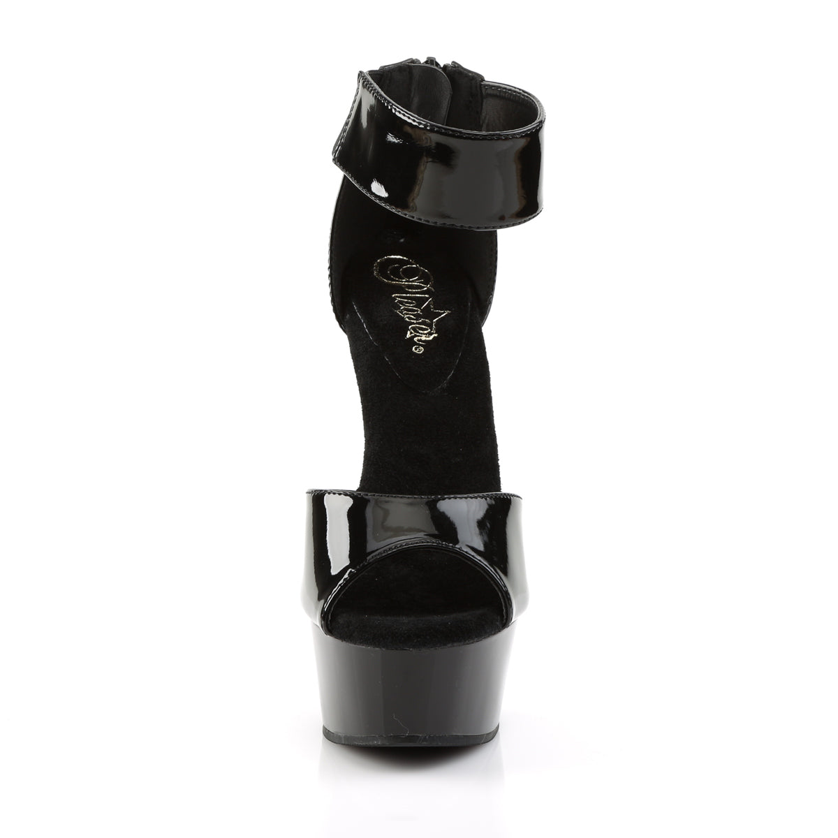 Pleaser Sandales pour femmes DELIGHT-670-3 blk / blk