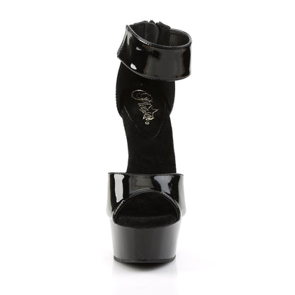 Pleaser Sandales pour femmes DELIGHT-670-3 blk / blk