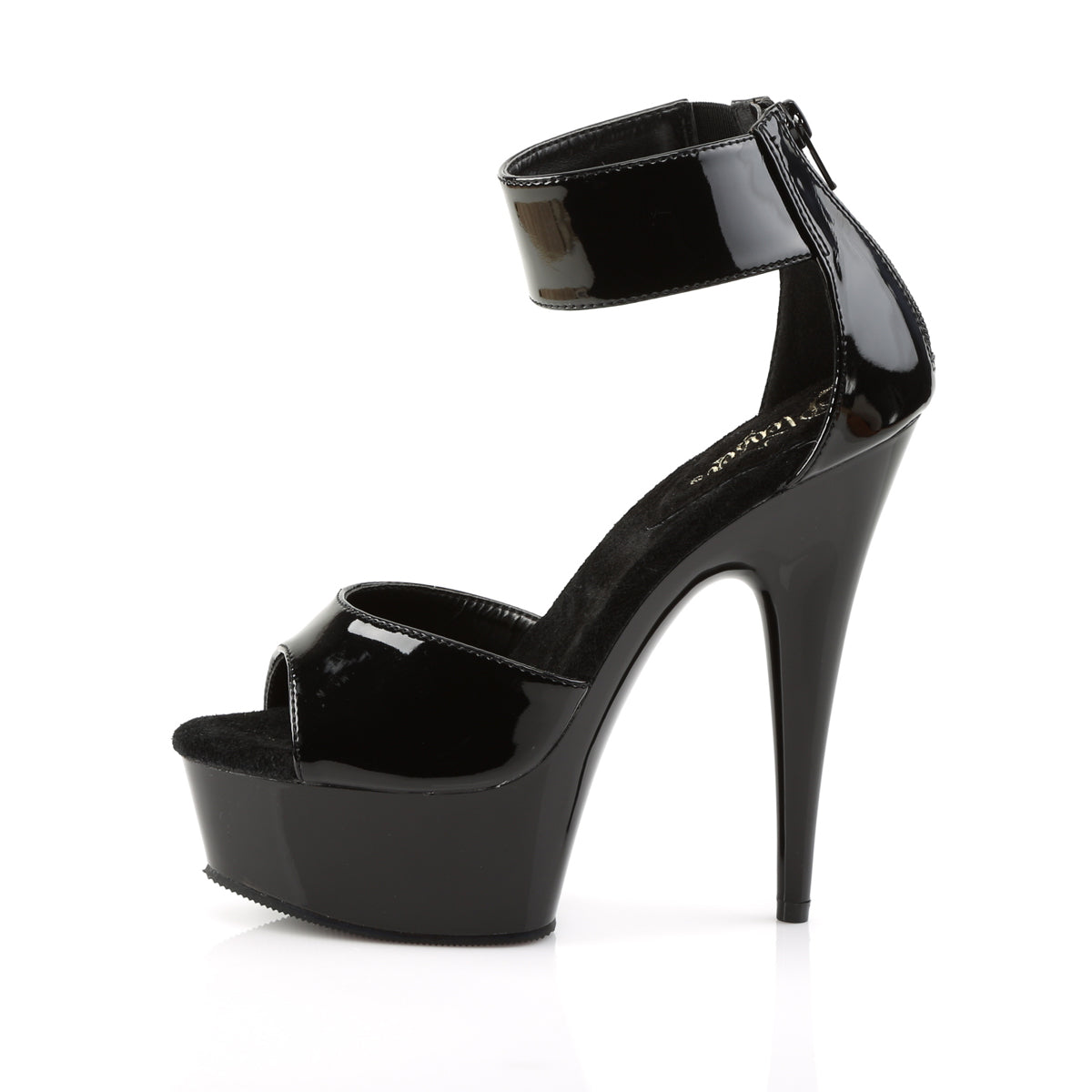 Pleaser Sandales pour femmes DELIGHT-670-3 blk / blk