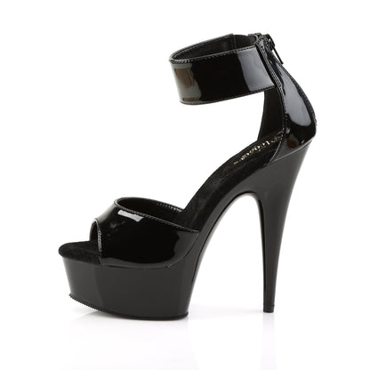 Pleaser Sandales pour femmes DELIGHT-670-3 blk / blk