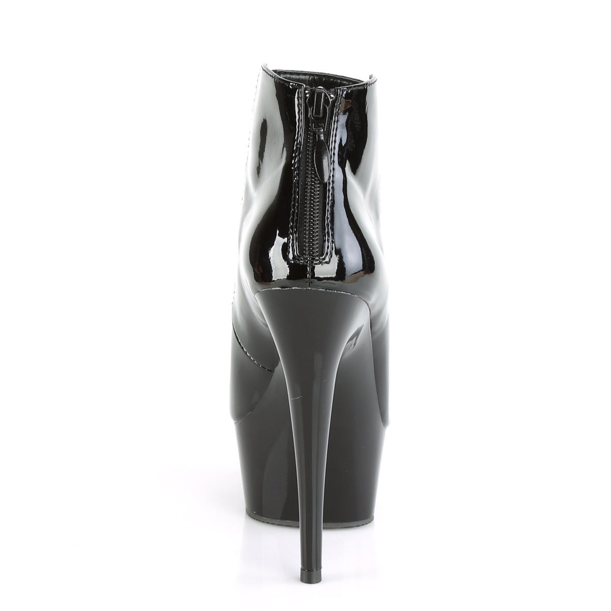 Pleaser Sandales pour femmes DELIGHT-684 BLK PAT / BLK