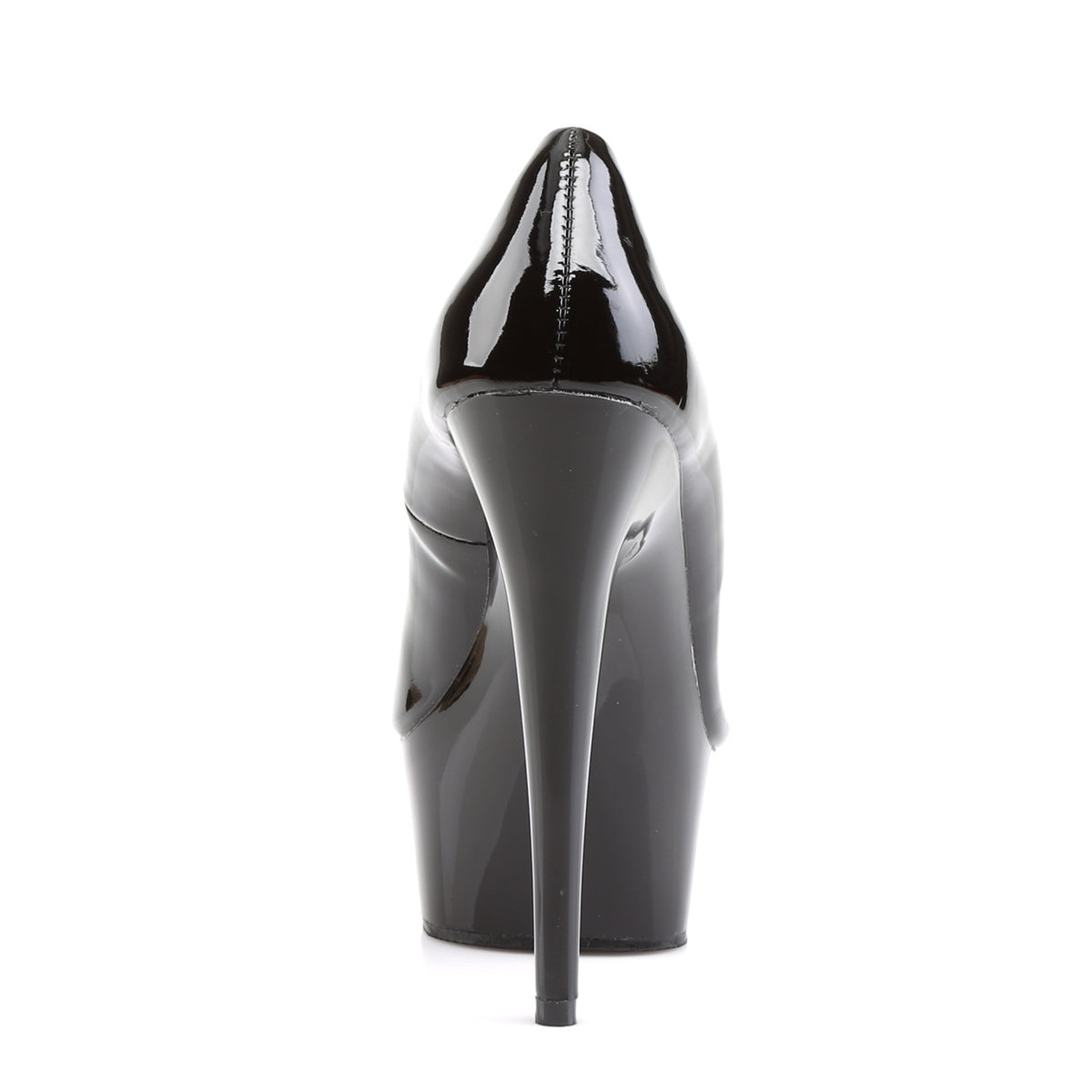 Pleaser Sandales pour femmes DELIGHT-685 BLK PAT / BLK