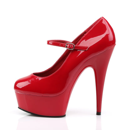 Pleaser Sandales pour femmes DELIGHT-687 rouge / rouge