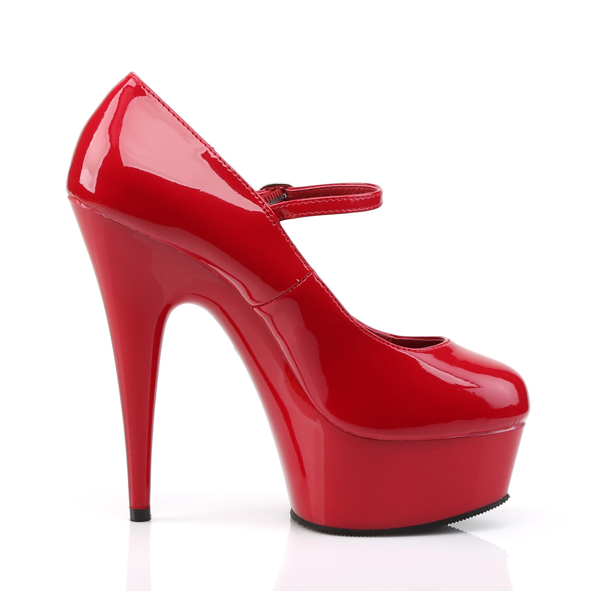 Pleaser Sandales pour femmes DELIGHT-687 rouge / rouge