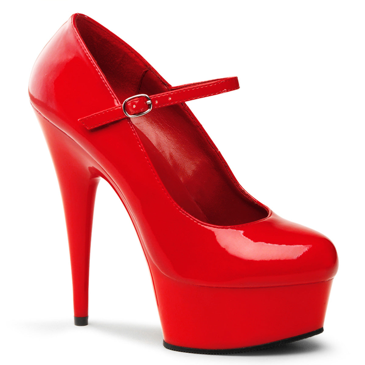Pleaser Sandales pour femmes DELIGHT-687 rouge / rouge