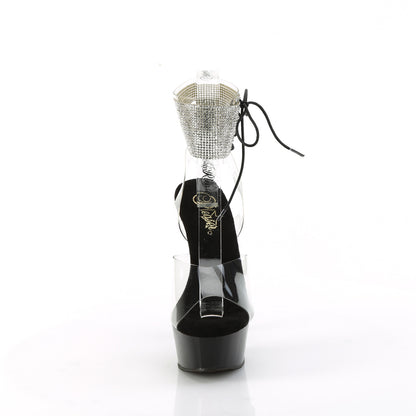 Pleaser   DELIGHT-691-2RS Clr/Blk