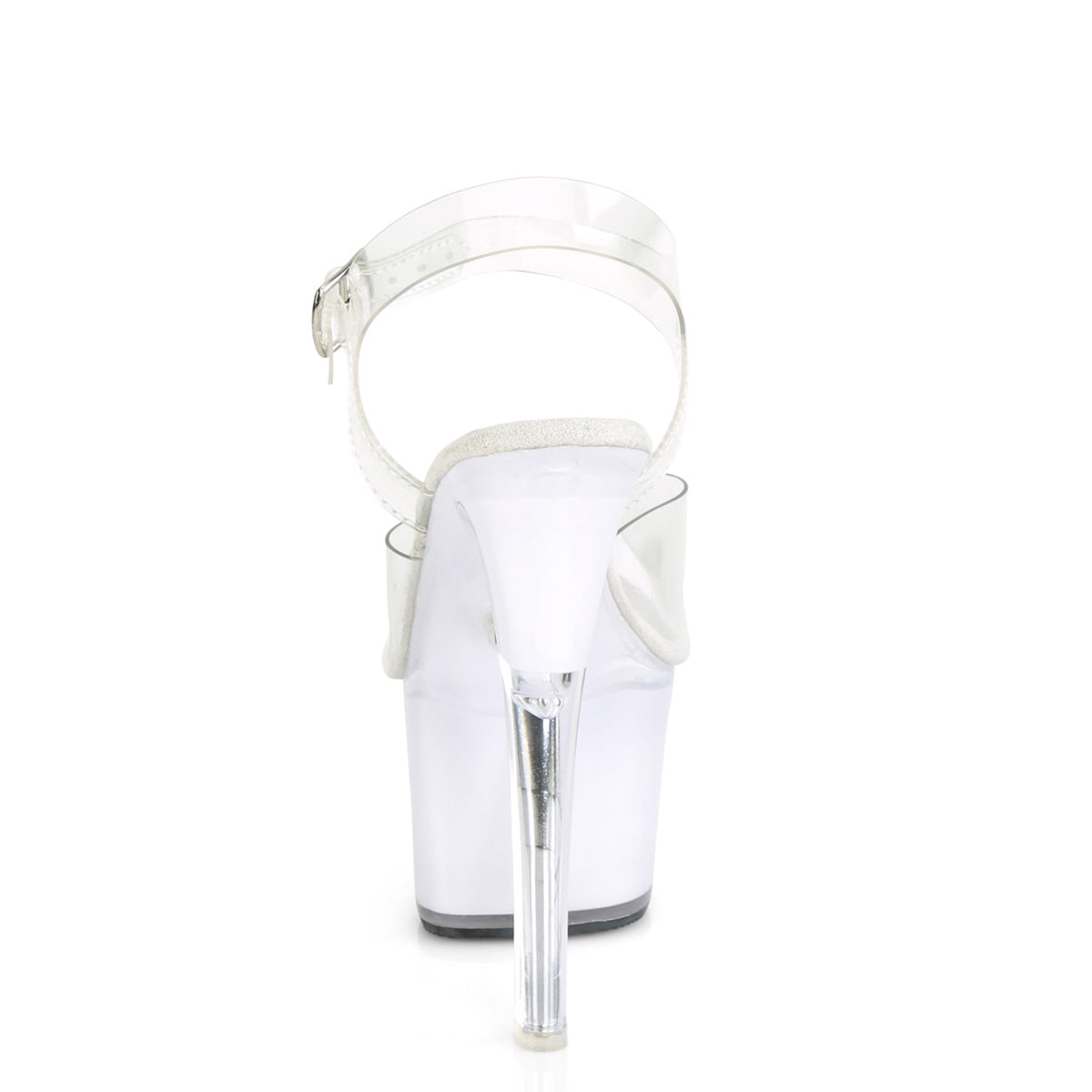 Pleaser Sandales pour femmes DISCOLITE-708 CLR / GLOW WHITE