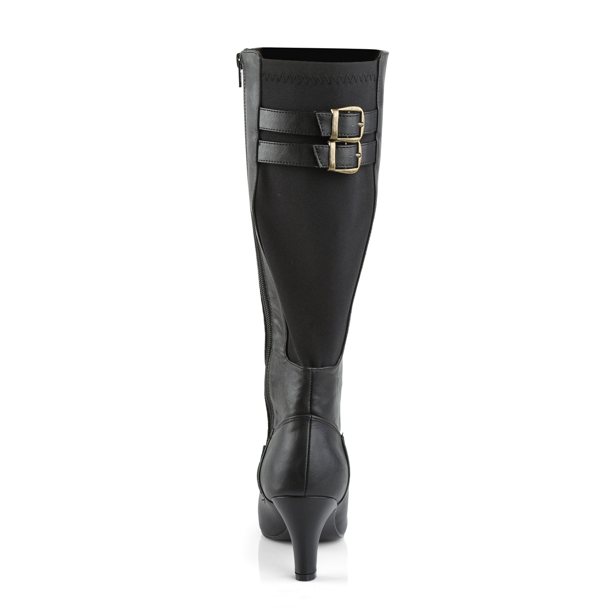 Pleaser Pink Label Bottes pour femmes DIVINE-2018 Blk Faux Cuir