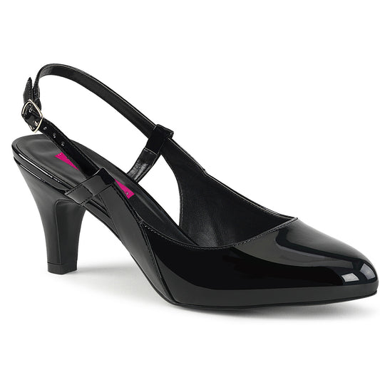 Pleaser Pink Label Pompes pour femmes DIVINE-418 blk pat