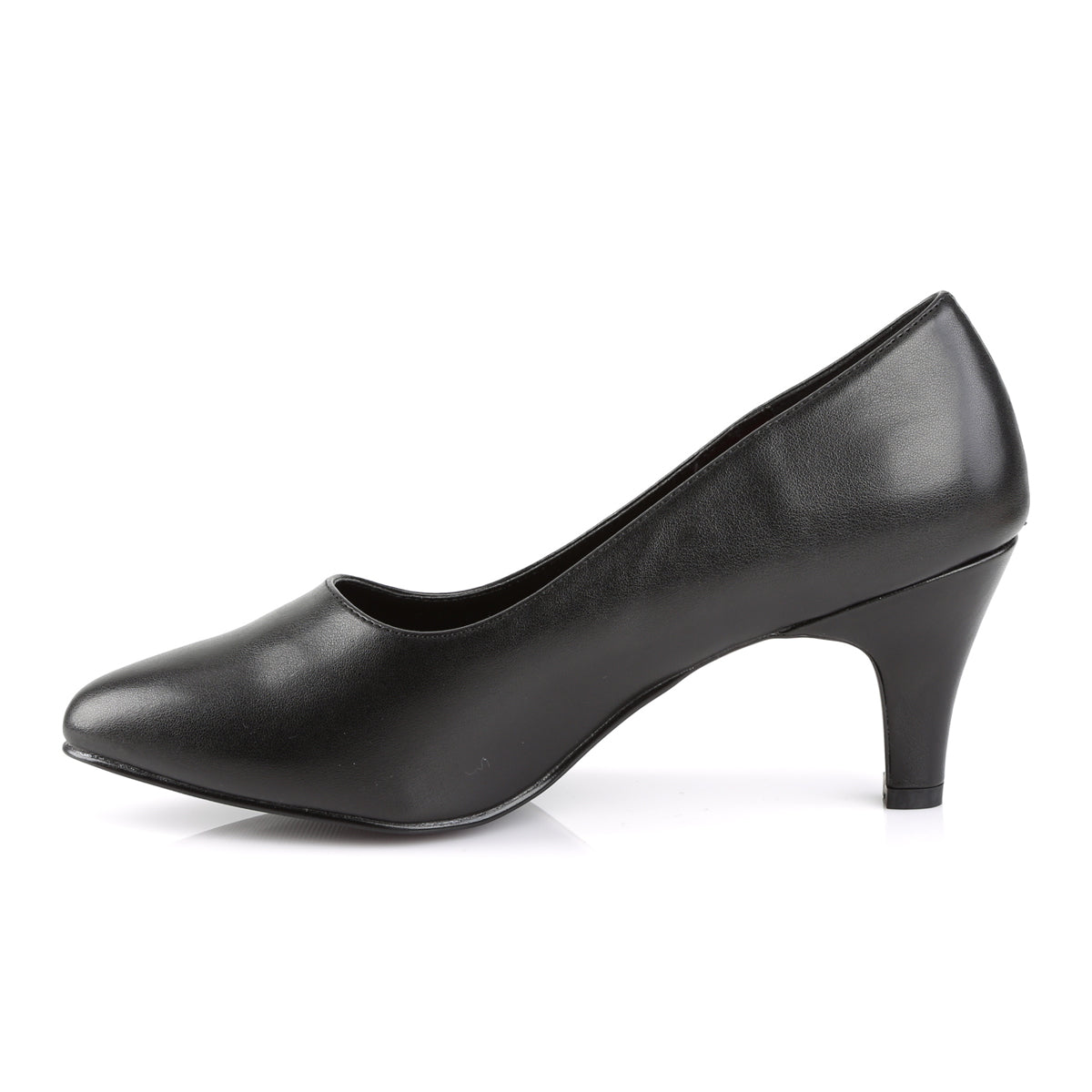 Pleaser Pink Label Pompes pour femmes DIVINE-420 Blk Faux Cuir