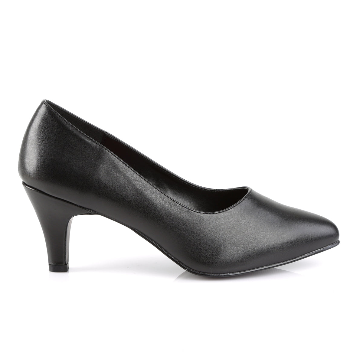 Pleaser Pink Label Pompes pour femmes DIVINE-420 Blk Faux Cuir
