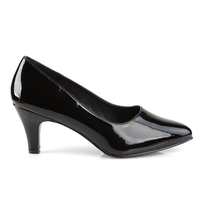 Pleaser Pink Label Pompes pour femmes DIVINE-420 blk pat