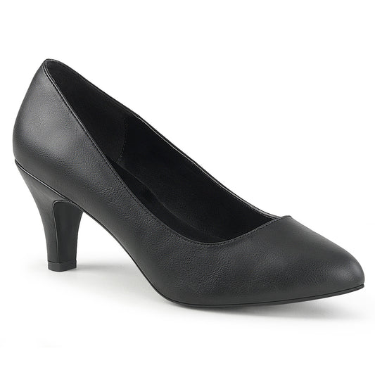 Pleaser Pink Label Pompes pour femmes DIVINE-420 Blk Faux Cuir