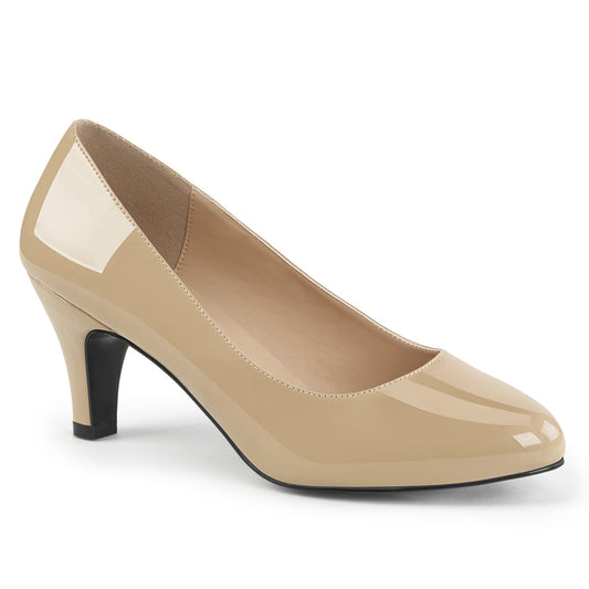 Pleaser Pink Label Pompes pour femmes DIVINE-420 patère crème