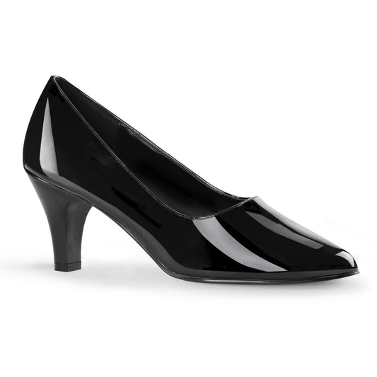 Pleaser Pink Label Pompes pour femmes DIVINE-420 blk pat