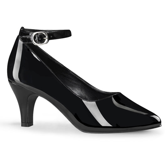 Pleaser Pink Label Pompes pour femmes DIVINE-431 blk pat