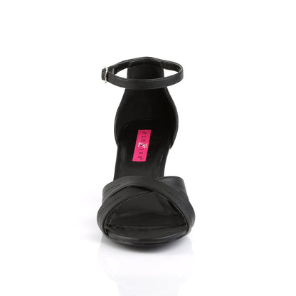 Pleaser Pink Label Womens  DIVINE-435 Blk Faux Leather