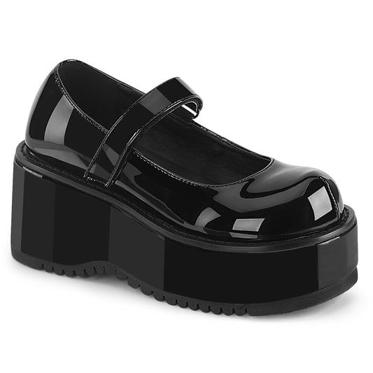 DemoniaCult  Pompes DOLLIE-01 brevet blk