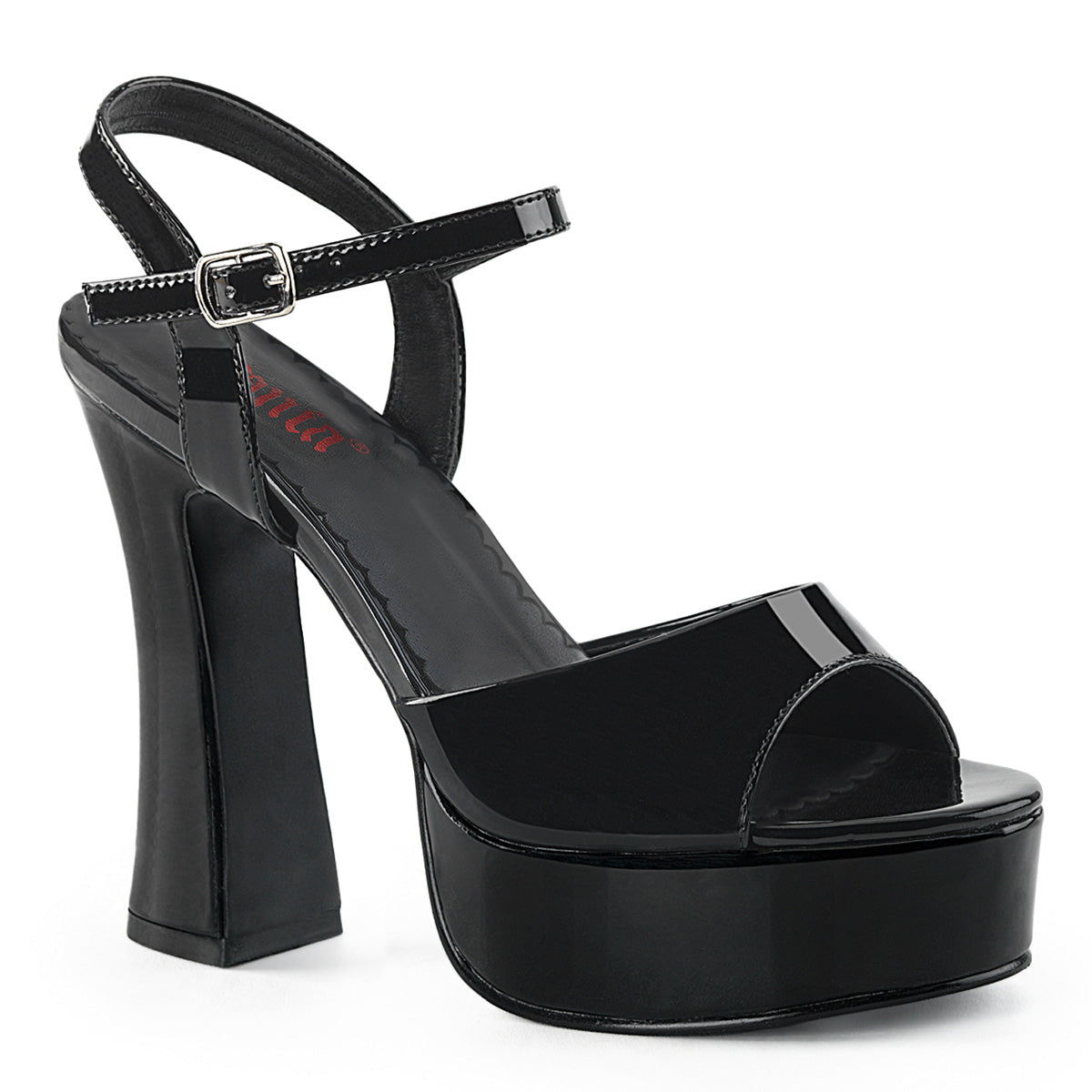 DemoniaCult Sandales féminines DOLLY-09 blk pat
