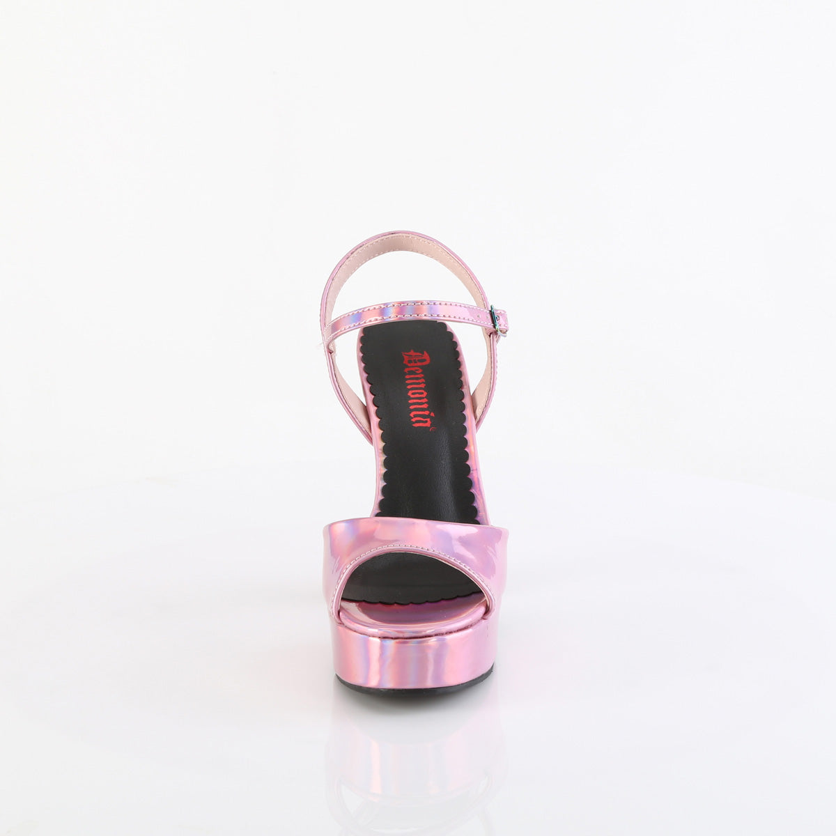 DemoniaCult Sandales féminines DOLLY-09 hologramme rose