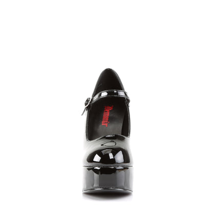 DemoniaCult Womens Pumps DOLLY-50 Blk Pat