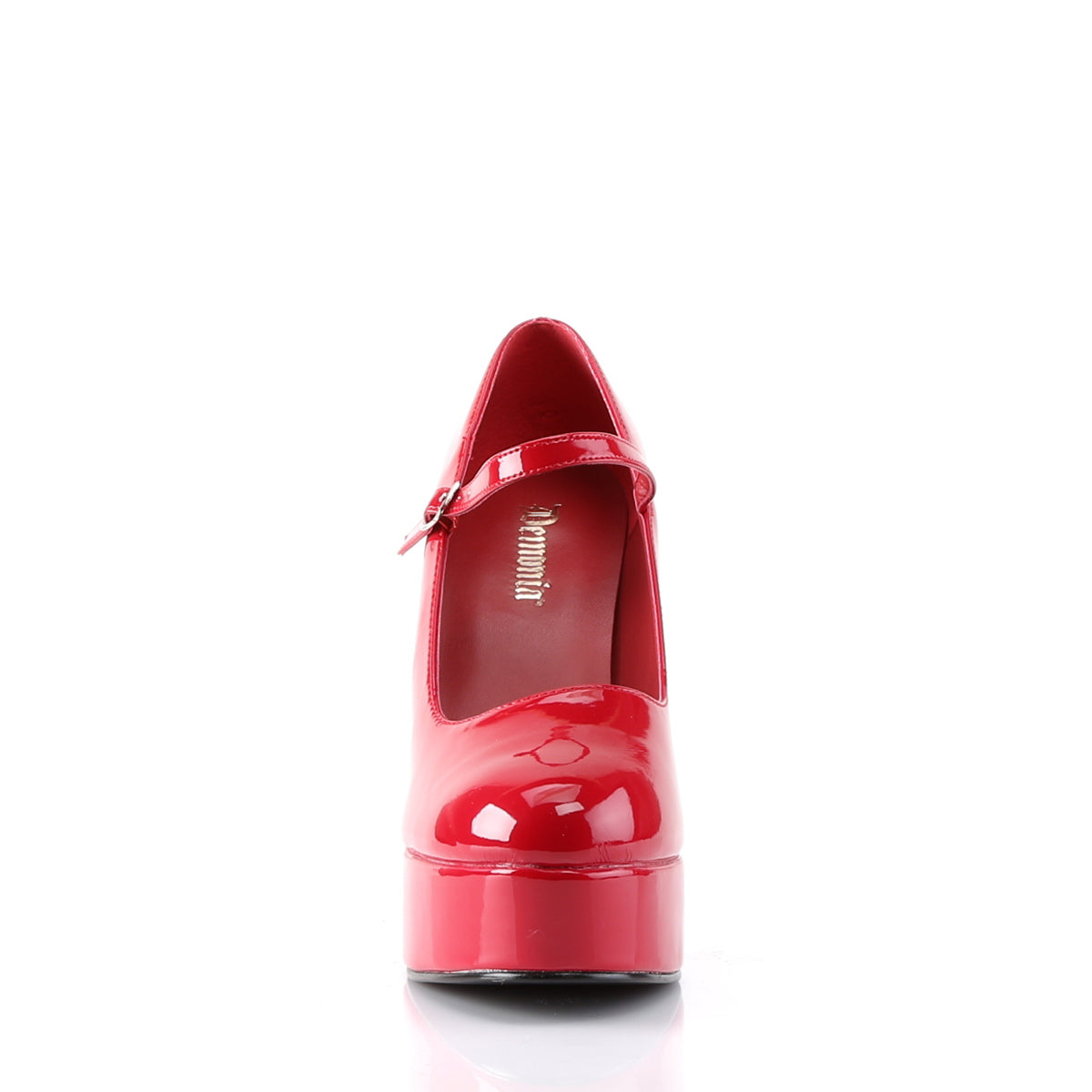 DemoniaCult Pompes pour femmes DOLLY-50 Red Pat