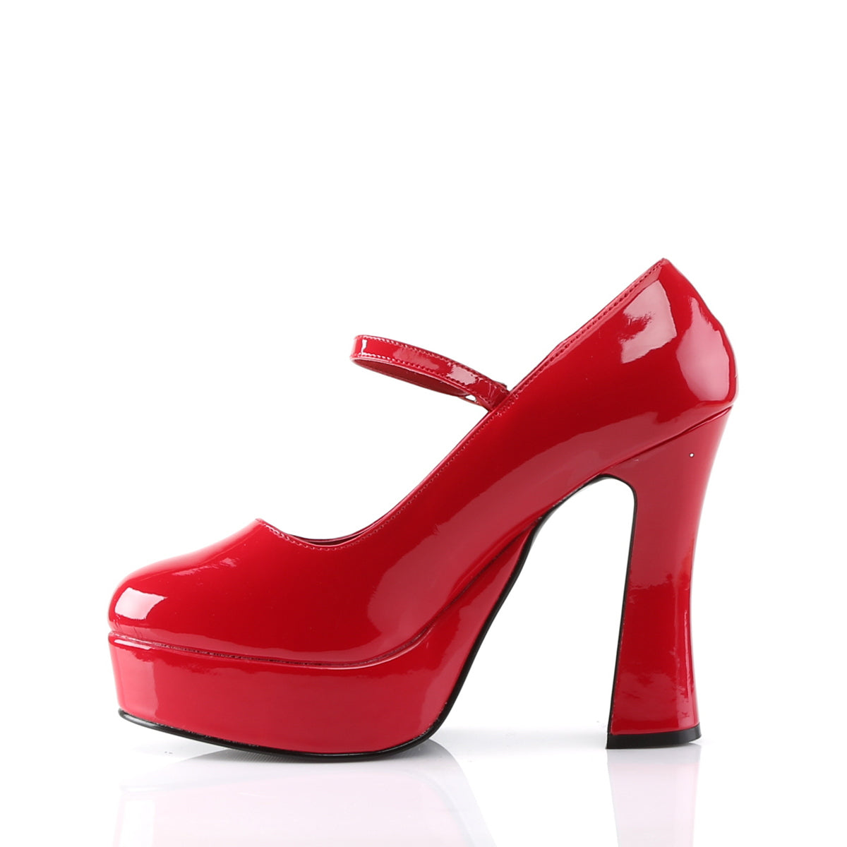 DemoniaCult Pompes pour femmes DOLLY-50 Red Pat