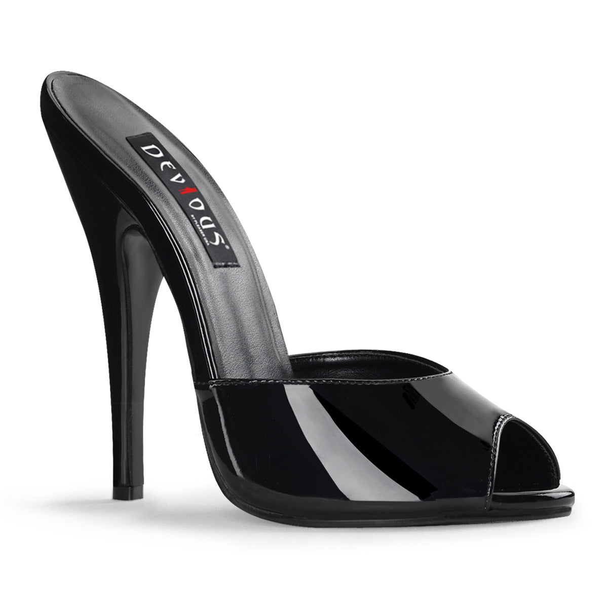 Devious Sandales pour femmes DOMINA-101 blk pat