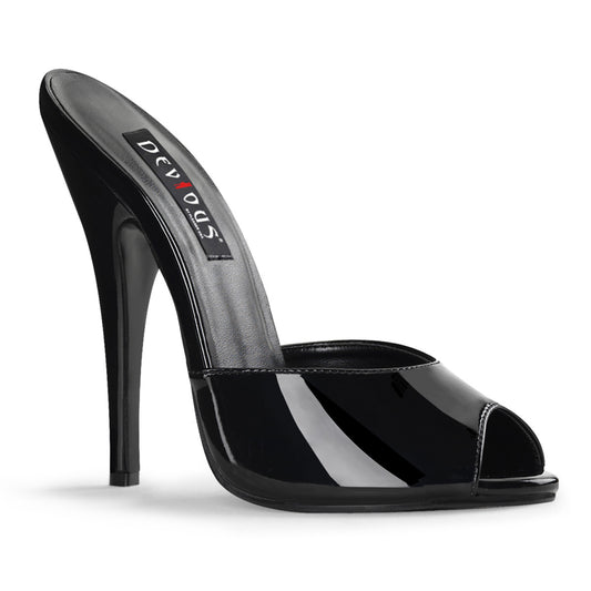 Devious Sandales pour femmes DOMINA-101 blk pat