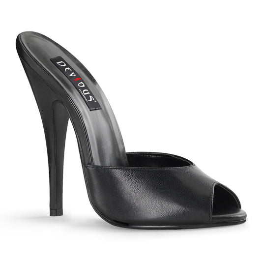 Devious Sandales pour femmes DOMINA-101 cuir blk