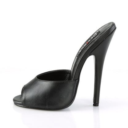 Devious Sandales pour femmes DOMINA-101 Blk Faux Cuir