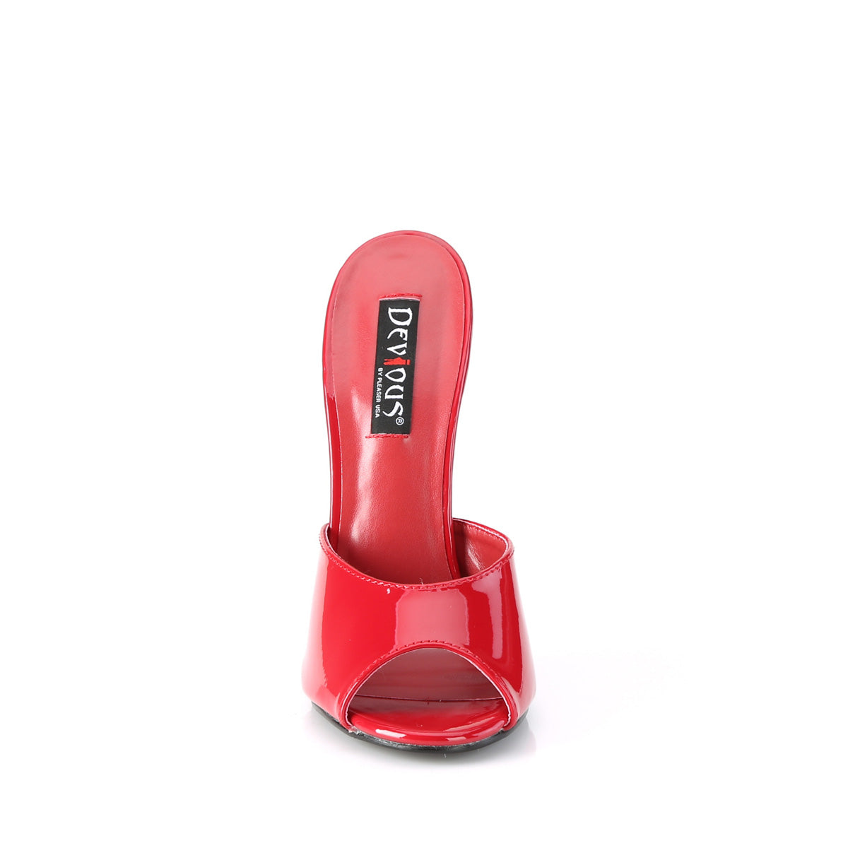 Devious Sandales pour femmes DOMINA-101 tape rouge