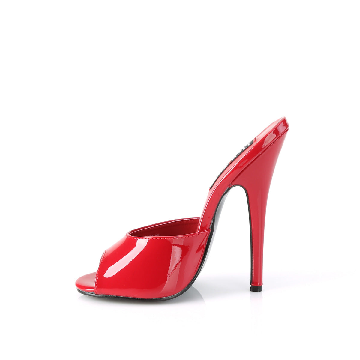 Devious Sandales pour femmes DOMINA-101 tape rouge